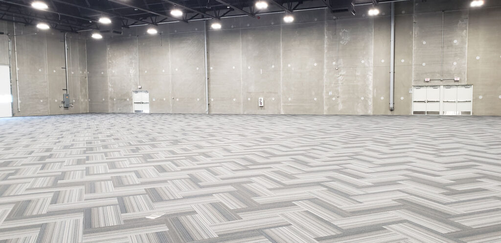Carpeted Floors and Lots of Lighting!